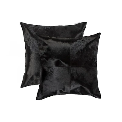 TORINO QUATTRO COWHIDE PILLOW 18"X18" 2-PACK