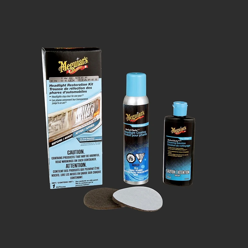 Meguiar’s® Two Step Headlight Restoration Kit G2970C, Meguiar’s® Kit G2970C