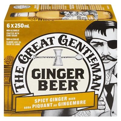 The Great Gentleman Soda Piquant au Gingembre 6x250ml