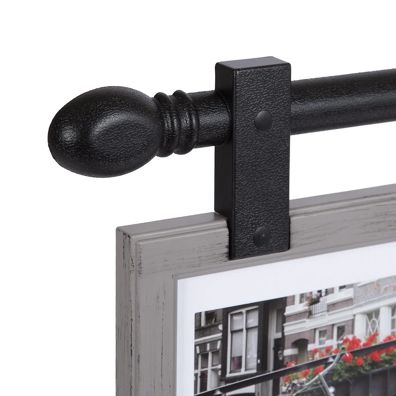 Barndoor 9 Opening Graywash Collage Frame, 27in W x 19.5in H