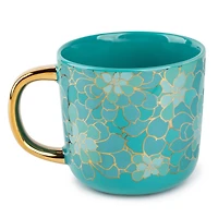Tasse à café en grès thym et table, 16 oz liq., succulente sarcelle Tasse