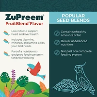 Aliment aromatisé aux fruits Zupreem pour petits oiseaux 907 g