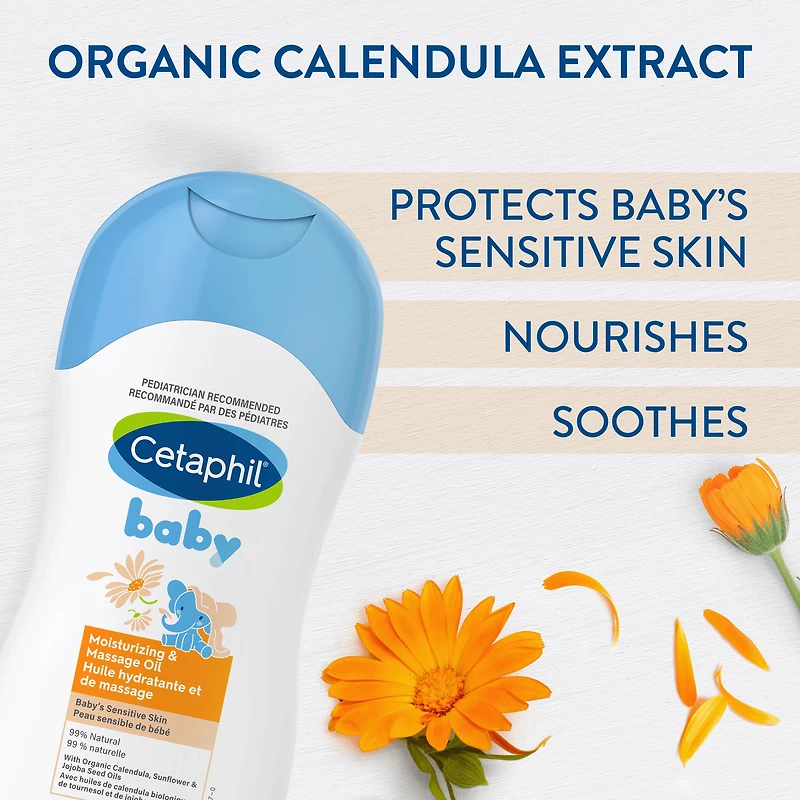 Huile hydratante de Cetaphil Baby