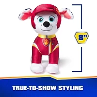 PAW Patrol Rescue Wheels, Peluche Marcus de 20,3 cm, animal en peluche pour les garçons et les filles à partir de 3 ans