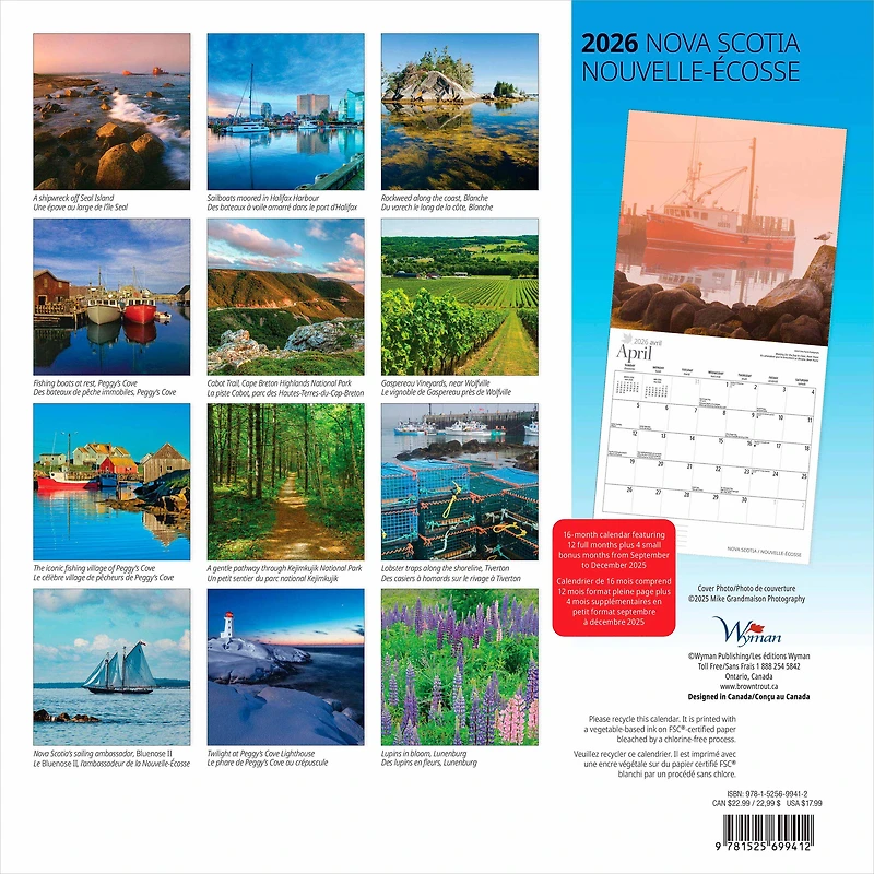 Nova Scotia 2026 Square ENGLISH FRENCH Wyman