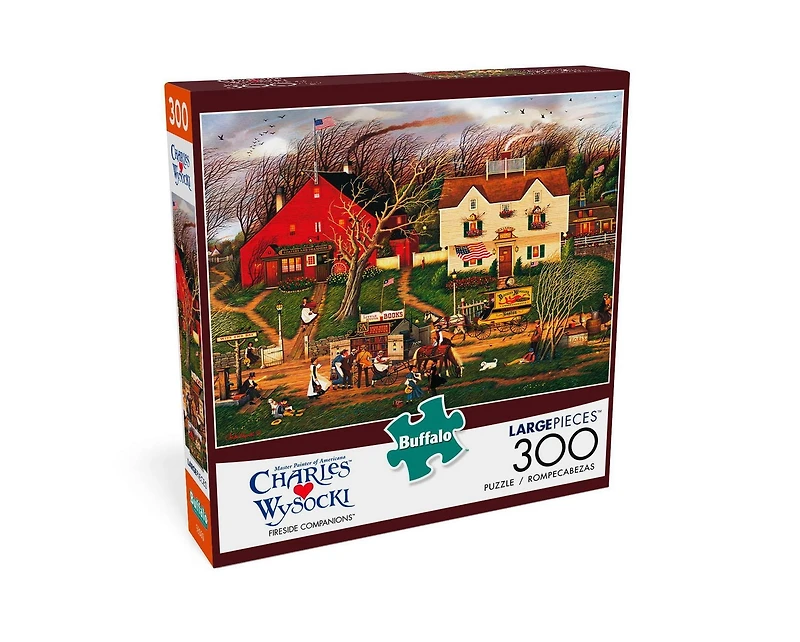 Buffalo Games - Charles Wysocki - Fireside Companions - 300 Piece Jigsaw Puzzle