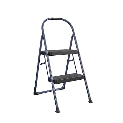 COSCO 2-Step BIG Step Step Stool, Steel, 225 lb. Capacity (Navy)