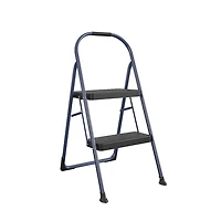 COSCO 2-Step BIG Step Step Stool, Steel, 225 lb. Capacity (Navy)