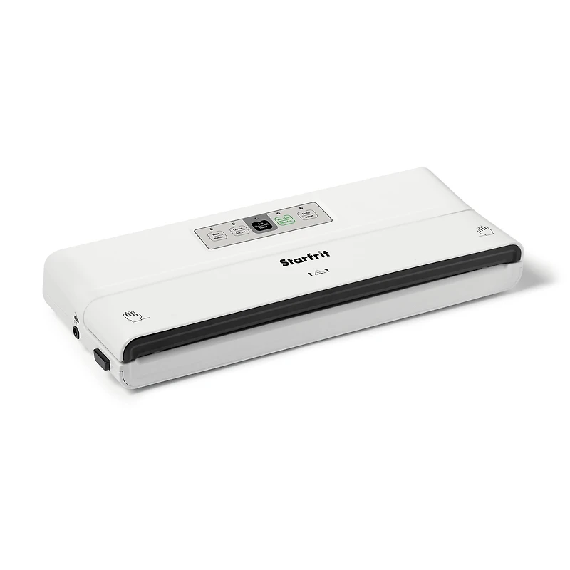 Starfrit Scelleuse Sous Vide Électrique, 5 Fonctions Préréglées, Accessoires Inclus, Facile À Utiliser, Blanche