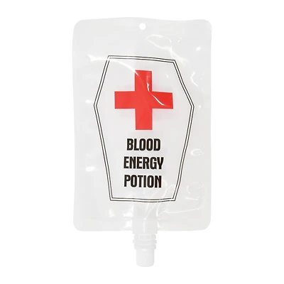 Lot de 4 sachets de boisson fantaisie pour Halloween avec tube et couvercle à vis, cadeaux de fête, une façon de célébrer <ul><li>Lot de 4 sacs à boisson fantaisie pour Halloween avec tube et couvercle à vis de Façon de célébrer</li><li>Comprend 4 sacs à boisson réutilisables avec couvercle à visser anti-fuite et tubes</li><li>Parfait pour les fêtes d'Halloween et sur le thème des vampires</li></ul>