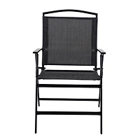 Chaise pliante en tissu tendu Carlington de Mainstays