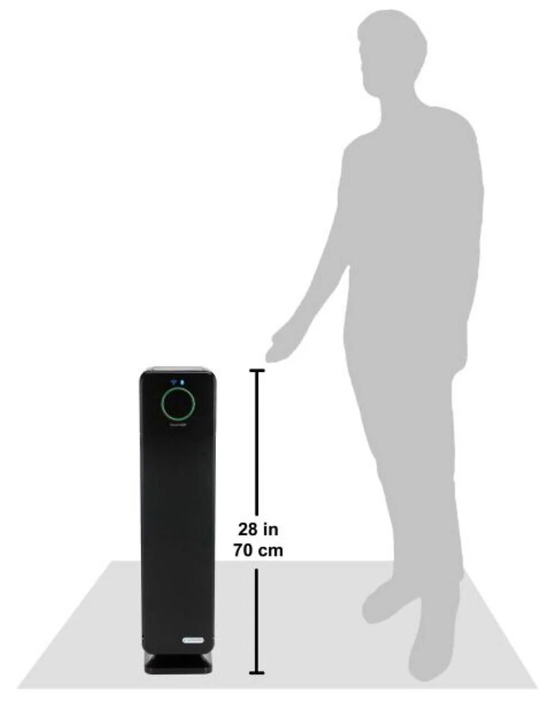 GermGuardian Air Purifier CDAP5500BCA Wi-Fi Smart 4-in-1 with True HEPA