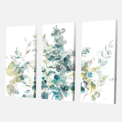 Designart Élément naturel d'eucalyptus Art mural sur toile