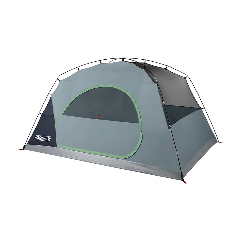 Tente de camping Coleman Skydome 8 personnes, nuits bleues