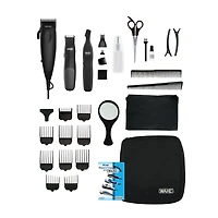 Wahl Signature Series Home Barber Kit - Model 3195, 30 Piece kit with soft storage case