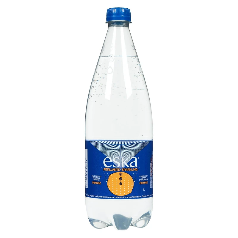 ESKA Sparkling Water with Orange Flavour, 1.0L