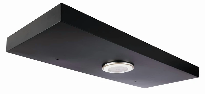 kieragrace Stockholm Aberg Floating Shelf w/ LED Light – Black, 24-Inch, Matte Finish
