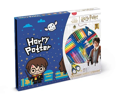 Maped Harry Potter Coloring 65 Piece Art Set (984734), You can color, draw, and create without limits with the Harry Potter coloring set. It’s the perfect kit every child dreams of for fun and imaginative creative activities all featuring children’s favorite Harry Potter characters.