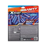 XSHOT Insanity Dart Refill Pack (200 Darts) by ZURU