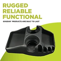 GoGear™ Efficiency Console, Black Plastic Low Profile Vehicle Organizer