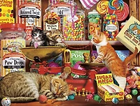 Buffalo Games Cats Le puzzle Sweet Shop Kittens en 750 pièces