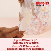 Couches HUGGIES Snug & Dry, Emballage Mega Colossal, Tailles: 1-8 Tailles: 1-8 | 200-74 Unités