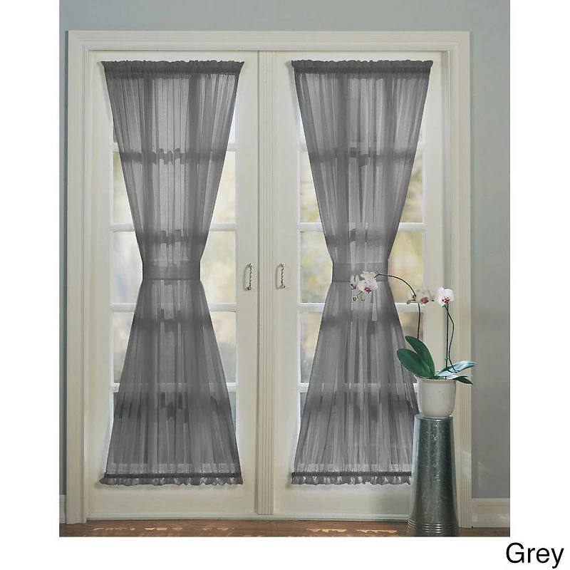RIDEAU DE PANNEAU DE PORTE DE POCHE EN VOILE TEXTILE SUN TEXTILE
