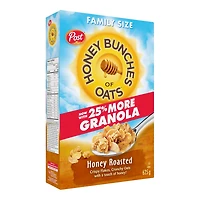 Post Honey Bunches of Oats Honey Roasted Cereal, Family Size, 625 g