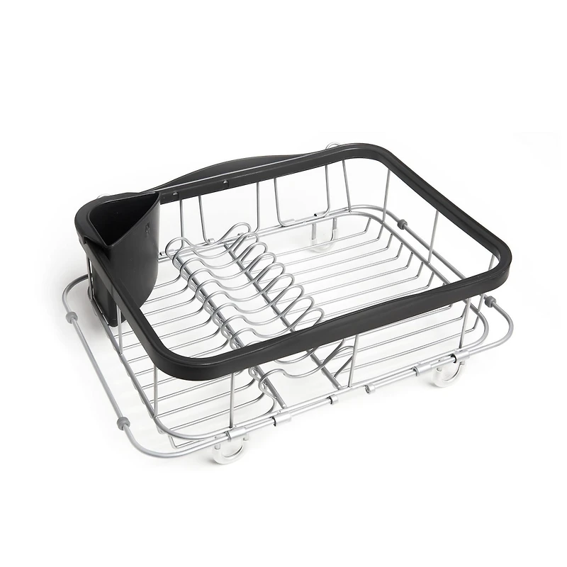 Umbra Sinkin Dish Drying Rack,Black/Nickel