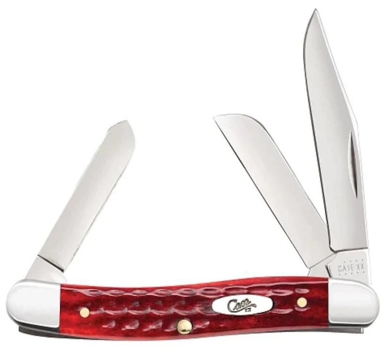 Red Medium Stockman Jig Bone