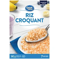 Céréales Riz croquant Great Value 340 g
