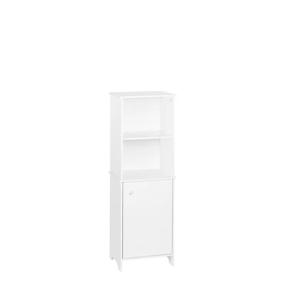 Medford Collection Maison RiverRidge® Armoire haute sur pieds, 15,75 po. (larg) x 46 po. (haut) x 11,75 po. (prof), blanc