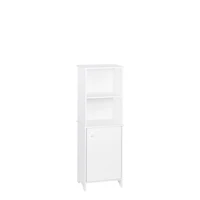 Medford Collection Maison RiverRidge® Armoire haute sur pieds, 15,75 po. (larg) x 46 po. (haut) x 11,75 po. (prof), blanc