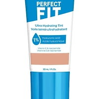 Perfect Fit Teint Ultra-Hydratant avec 1 % d'Acide Hyaluronique, de niacinamide, de Caféine et de Vitamine E