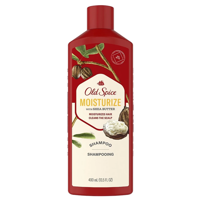 Old Spice Moisturize with Shea Butter, Shampoo for Men