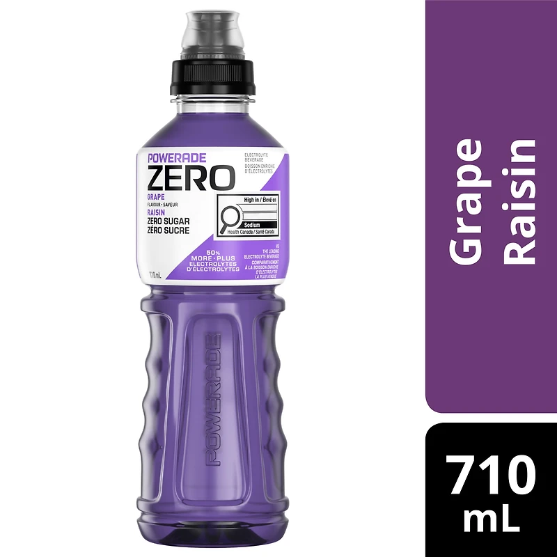 Powerade Zero Raisin Bouteille, 710 mL