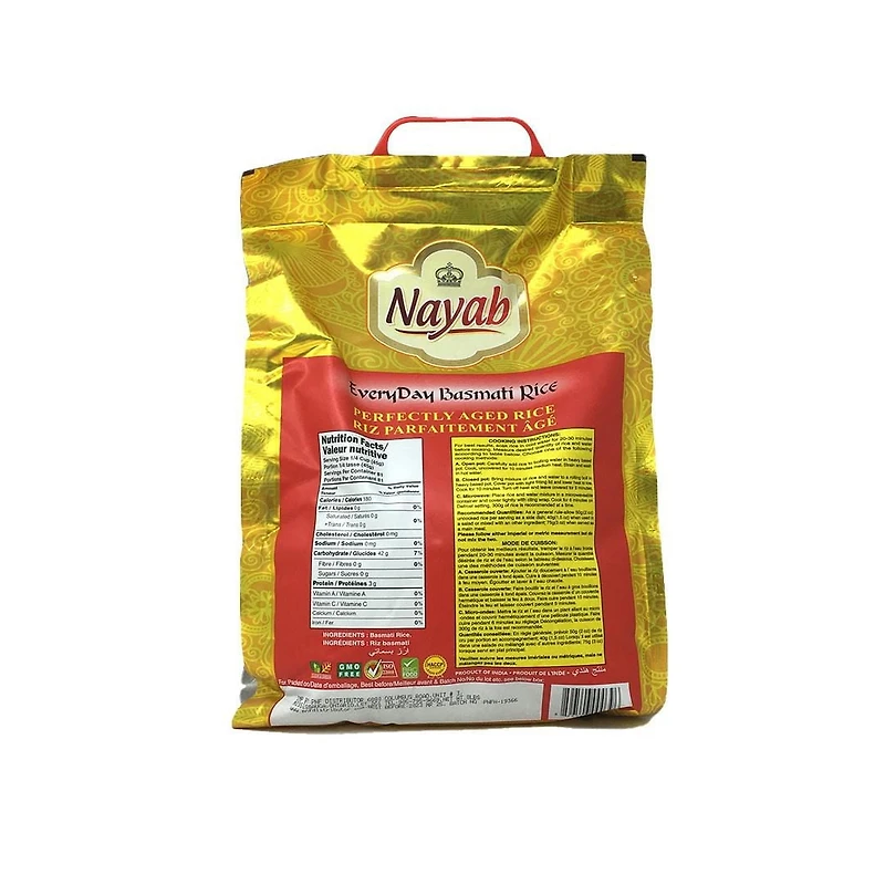 Nayab EveryDay Basmati Rice, 3.63kg 8lb