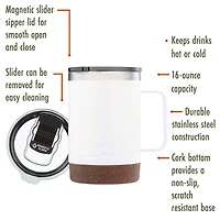 Ozark Trail PL 16oz Cork Mug, 1 Pièce, Blanc OZARK TRAIL PL TASSE LIEGE 16 OZ