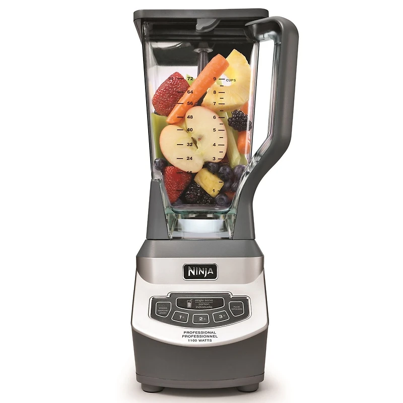 Ninja® Professional Blender & Nutri Ninja® Cups, 1100 Watt, BL660C, 2x 16oz Nutri Ninja Cups 900W