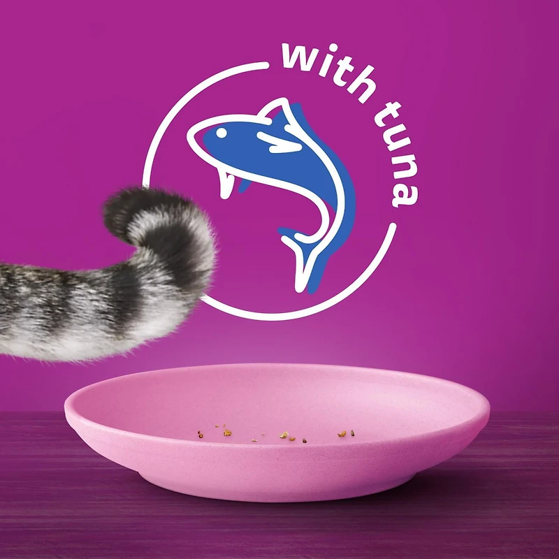 Whiskas Adult Dry Cat Food Tuna Selections, High Quality Protein, 2 - 9.1kg