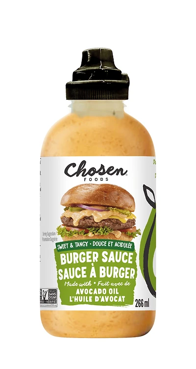Douce Et Acidulee Sauce A Burger de Chosen Foods 266 ml 266mL