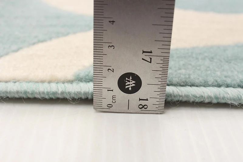 Tapis ECARPET Moderne pour Salle à Manger, Salon, Chambre Arbour Bleu