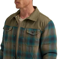 Wrangler® Men's Heavyweight Sherpa Lined Regular Fit Shirt Jacket