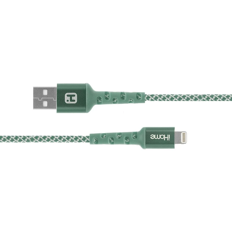 iHome 6 FT Durastrain Lightning Cable, 6FT Lightning Cable