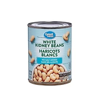 Great Value No Salt White Kidney Beans, 540 mL