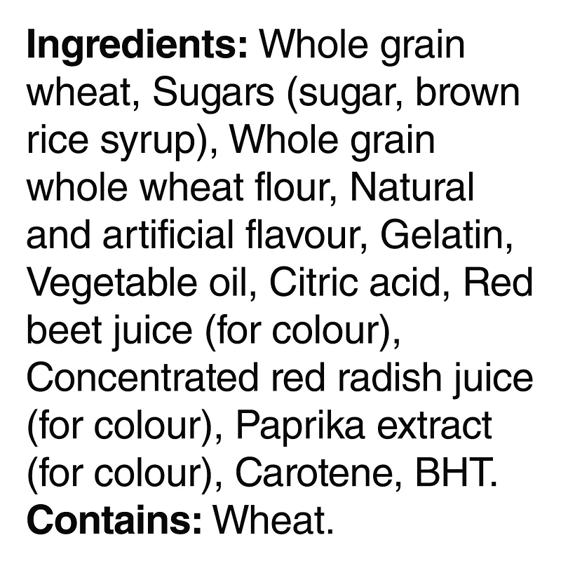 Céréales Mini-Wheats* Saveur de fraises 439 g