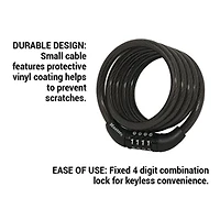 Master Lock 4 Ft Combination Cable Lock