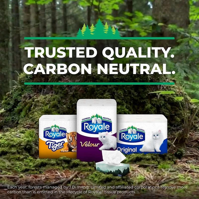 Royale Serviettes de table, 3 ép., 75 serviettes