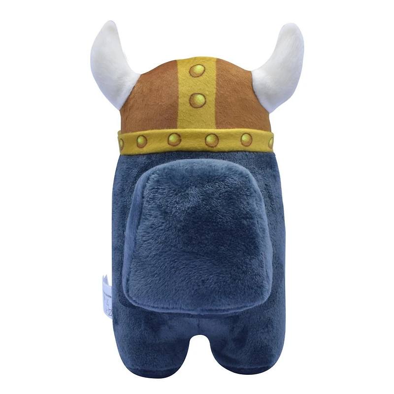 Among Us 6" Plush - Black with Viking Hat