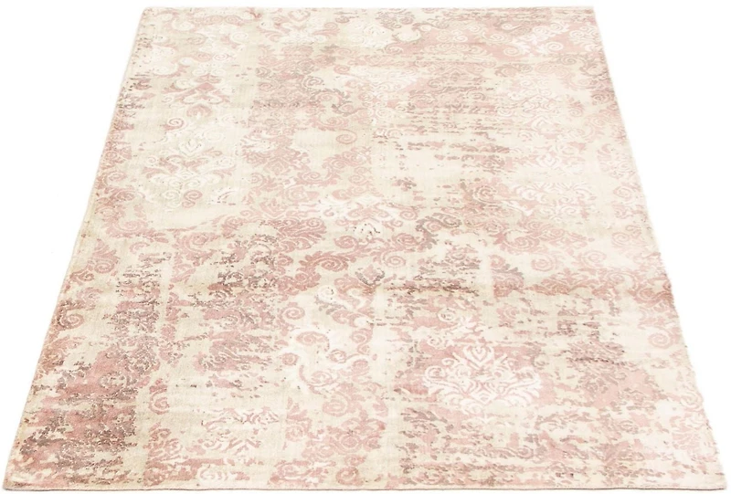 ECARPETGALLERY Tapis Métier Main pour Salon, Salle à Manger et Chambre à Coucher Style décontracté Collection Galleria 5'2" x 7'5" en Jaune